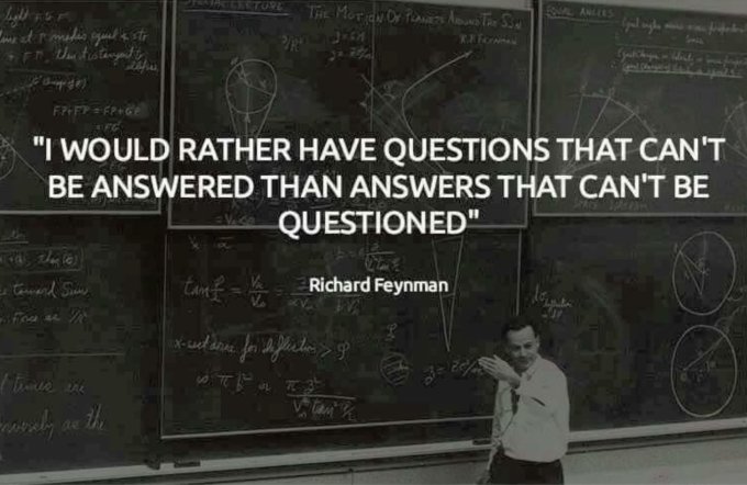 Feynman Questions
